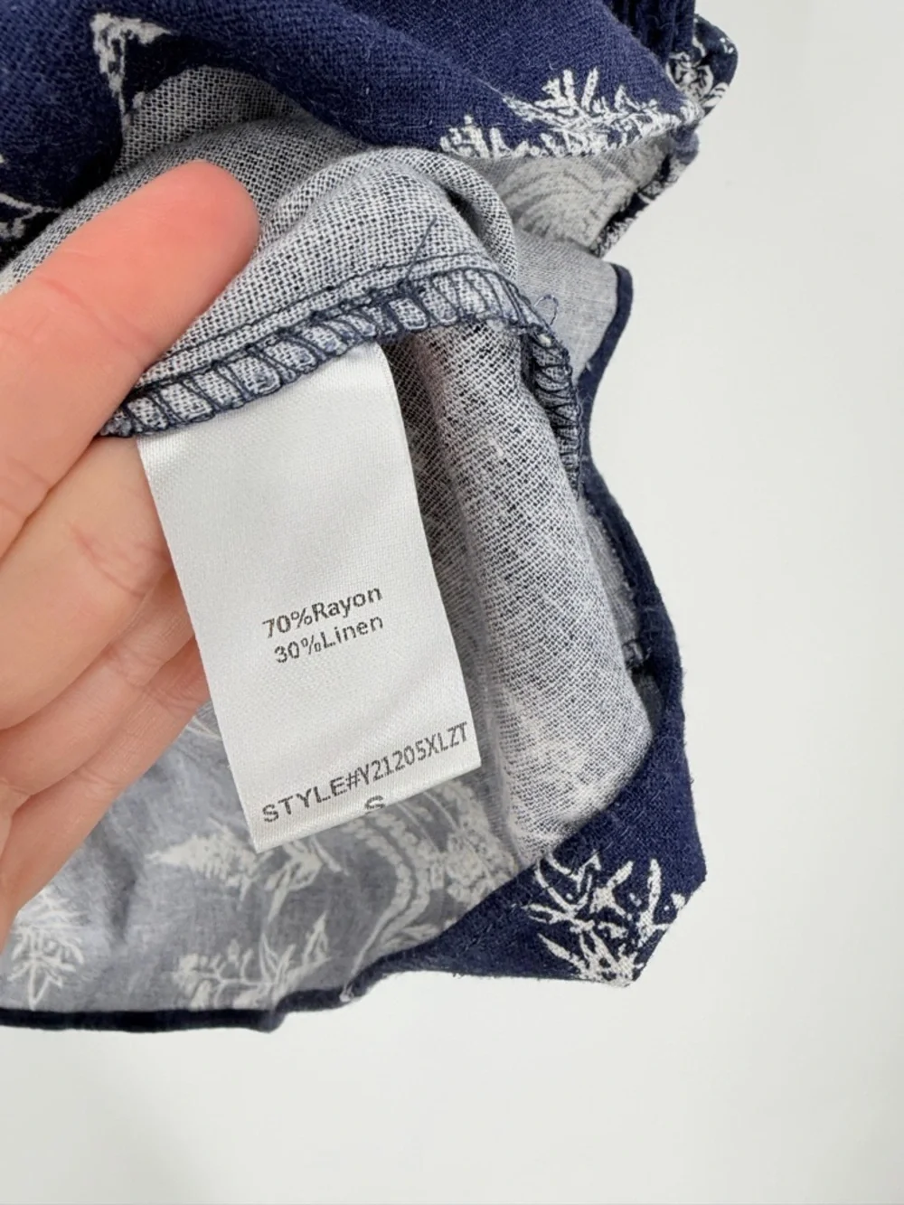 Tuckernuck Pomander Place Blue White Floral Tie Beaufort Botanical Blouse